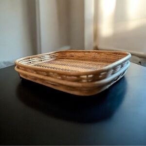 Pair of Two Bamboo Style Trays
